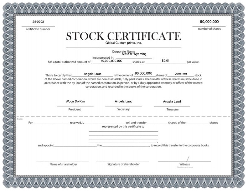GCP Common Stock
